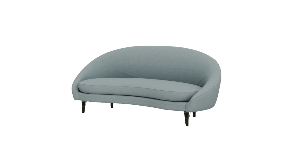 Stylish Mid-Century Sofa Model - Professional 3D Model Render 12