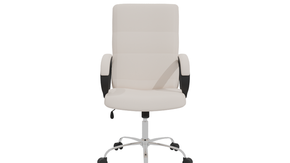 Elegant Modern Office Chair 3D - Professional 3D Model Render 11