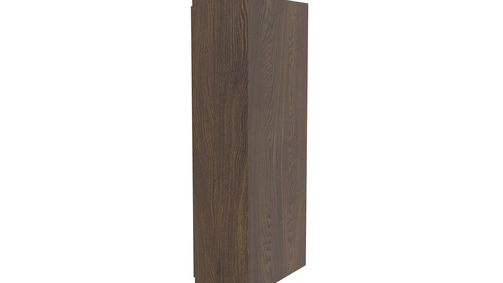 Stylish Wooden Wardrobe 3D Model - Professional 3D Model Render 3