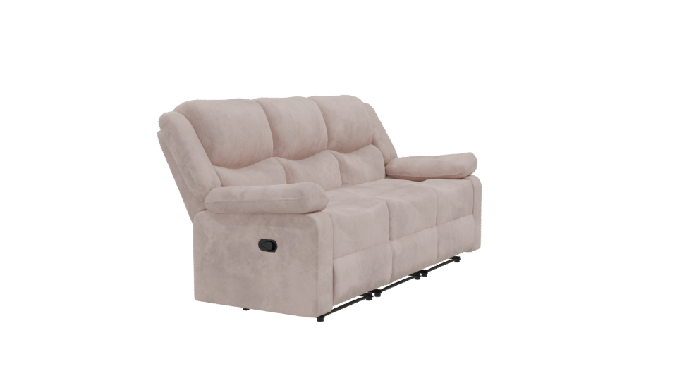 Stylish Reclining Sofa Model - Professional 3D Model Render 9