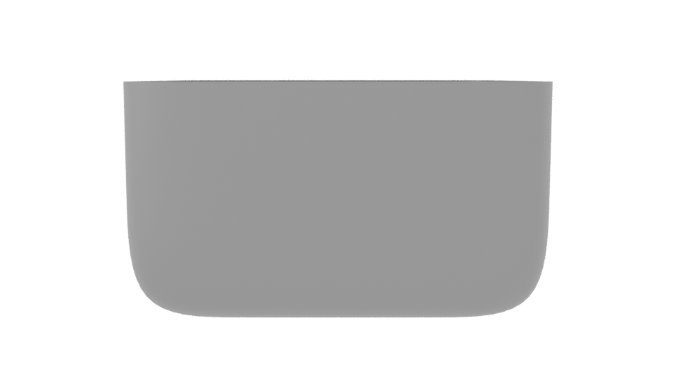 Sleek Modern Metal Bowl 3D - Professional 3D Model Render 8