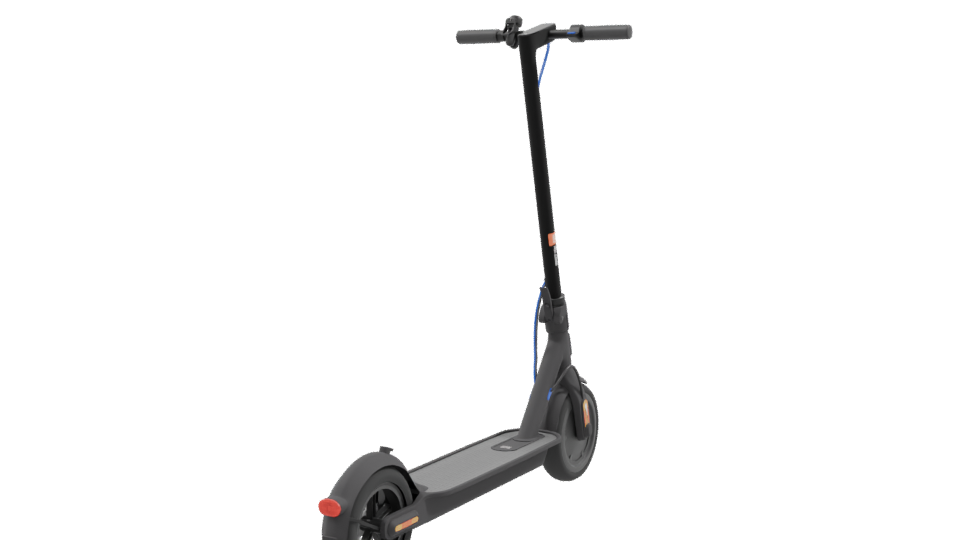 Sleek Urban Electric Scooter 3D Model - Professional 3D Model Render 9