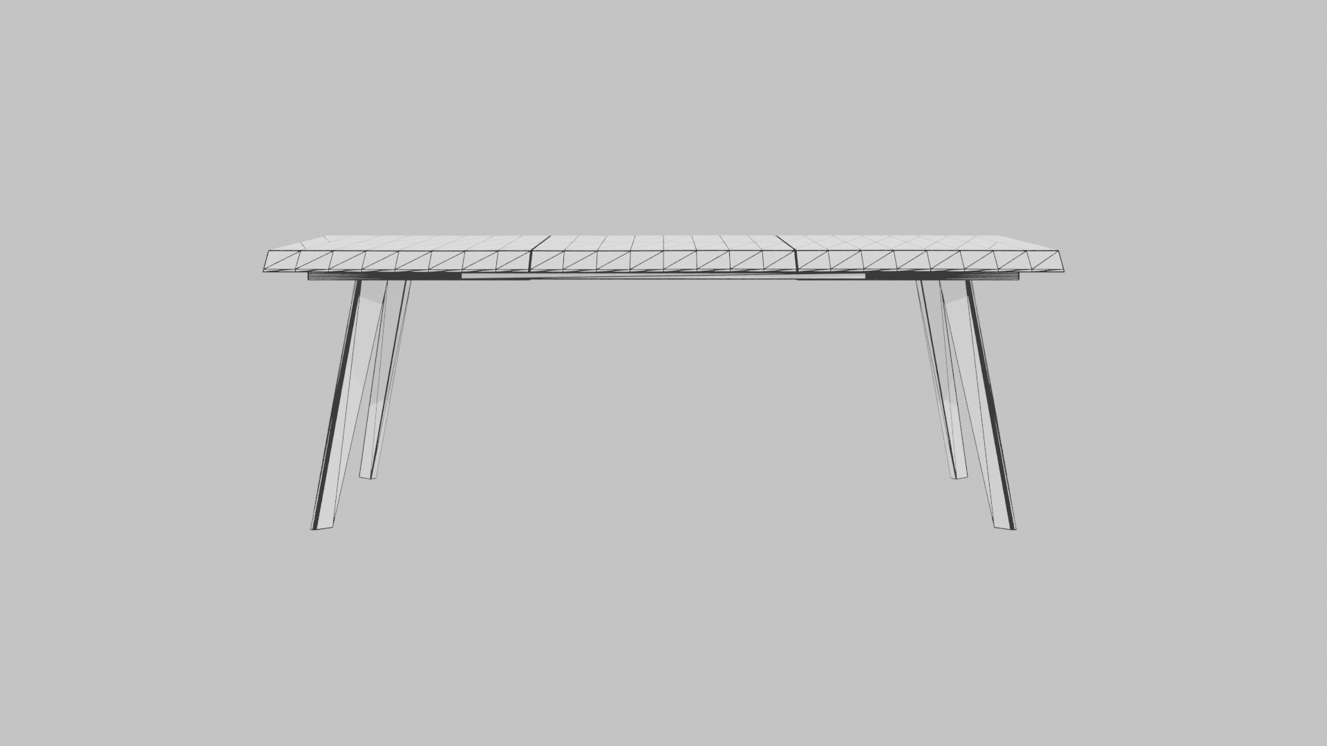 Modern Dining Table Wave 3D - Professional 3D Model Render 8