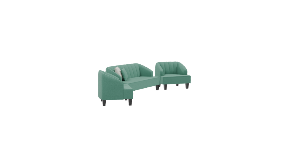 Stylish Modern Sofa Set 3D - Professional 3D Model Render 9
