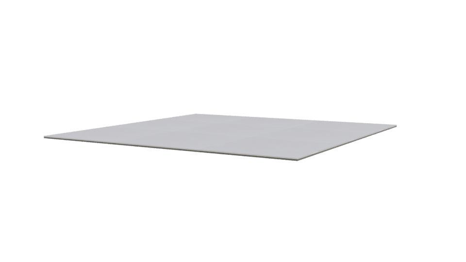 Minimalist White Floor Panel 3D - Professional 3D Model Render 9