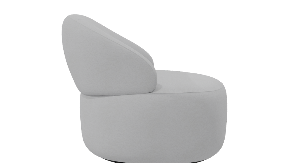 Stylish Modern Accent Chair 3D - Professional 3D Model Render 8