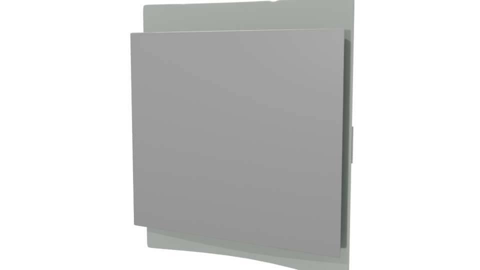 Stylized Metallic Shield 3D Model - Professional 3D Model Render 6