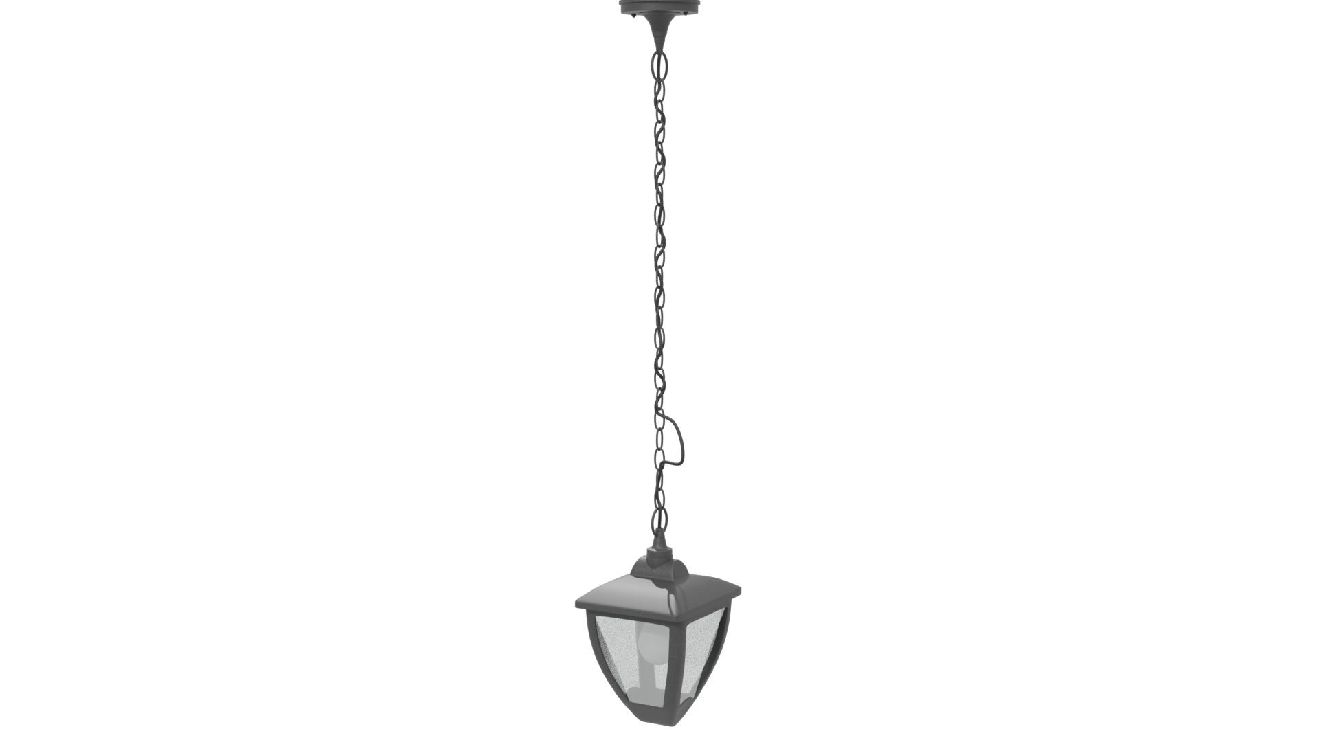 Elegant Hanging Light Fixture 3D - Professional 3D Model Render 6