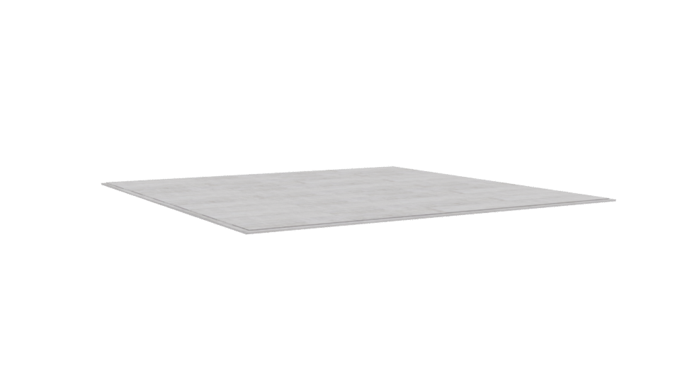 Stylish White Floor Tile Model - Professional 3D Model Render 4