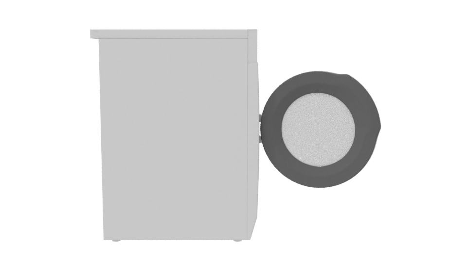 Realistic Household Dryer Model - Professional 3D Model Render 8