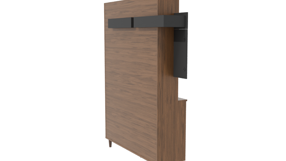 Stylish Wooden Cabinet 3D Model - Professional 3D Model Render 7