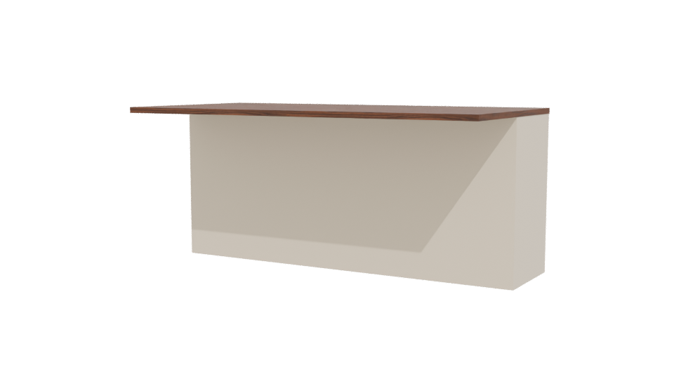 Stylish Minimalist Wooden Table 3D Model - Professional 3D Model Render 12