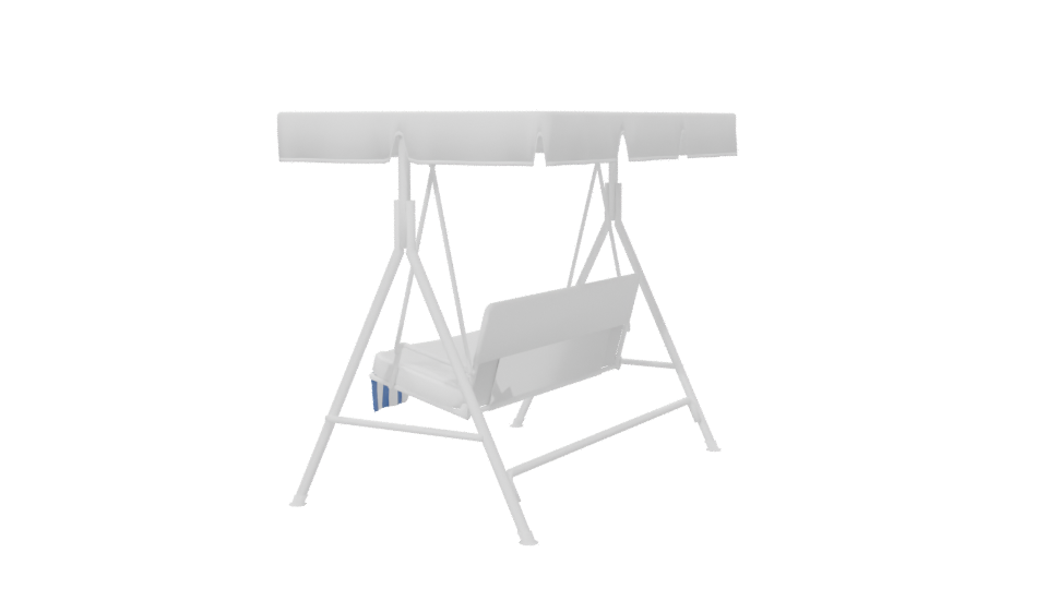 Stylish Outdoor Swing Canopy 3D - Professional 3D Model Render 5