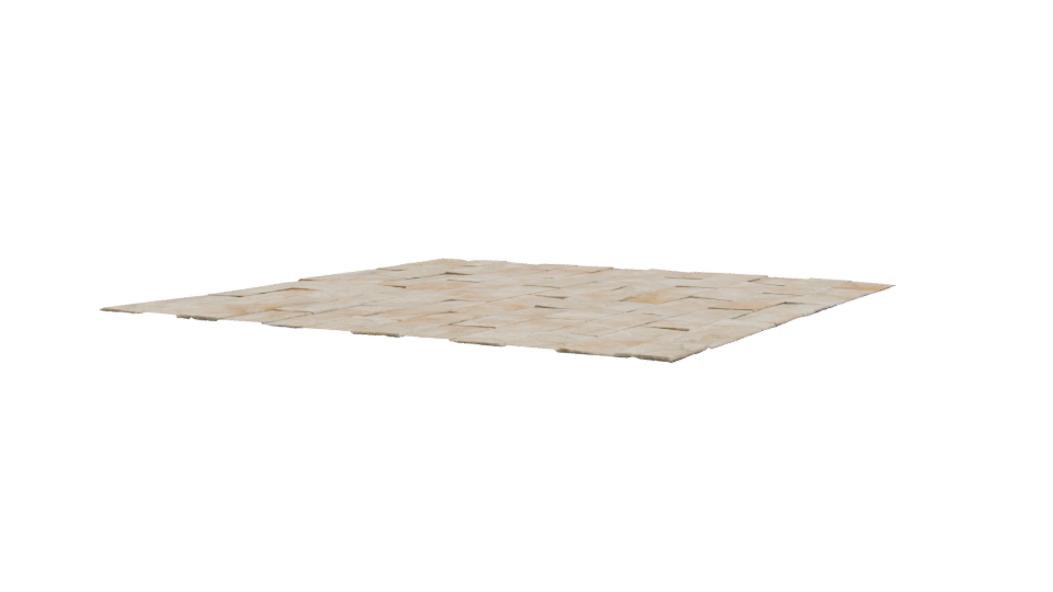 Stylized Stone Paving Surface - Professional 3D Model Render 9