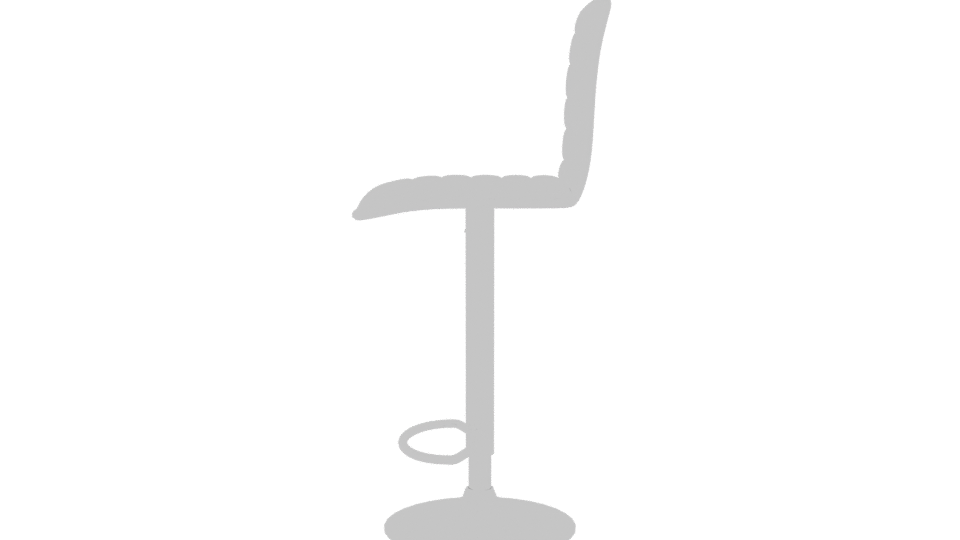 Stylish Bar Stool 3D Model - Professional 3D Model Render 2