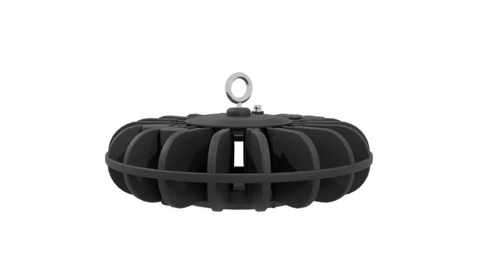 CAMPANA HIGH BAY 100W 3D Model - Professional 3D Model Render 4