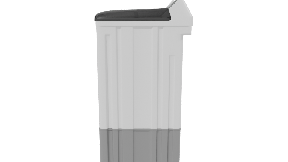 Stylish Top-Load Washing Machine Model - Professional 3D Model Render 2