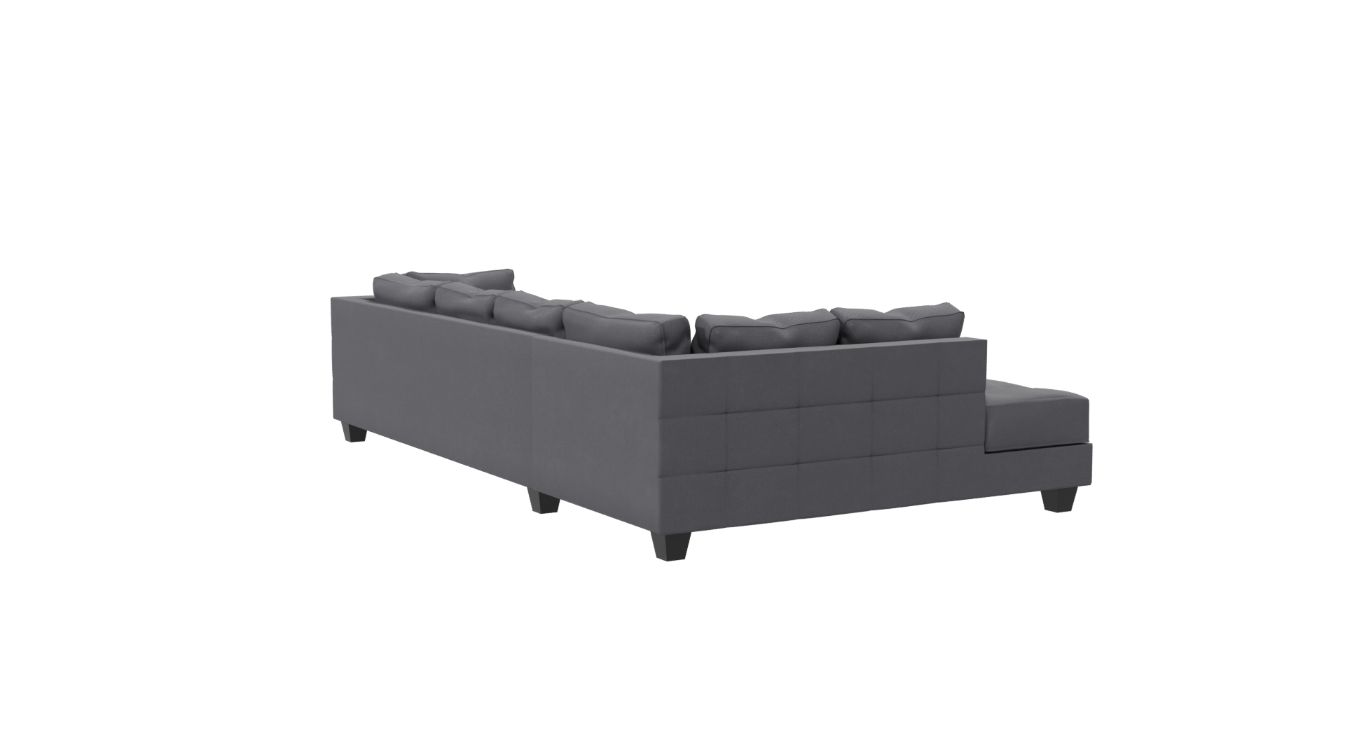 Stylish Modern Sectional Sofa 3D Model - Professional 3D Model Render 7