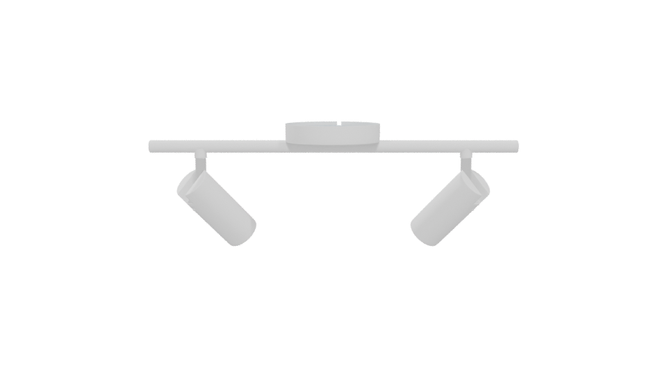 Lanark LED Double Light Fixture 3D - Professional 3D Model Render 5