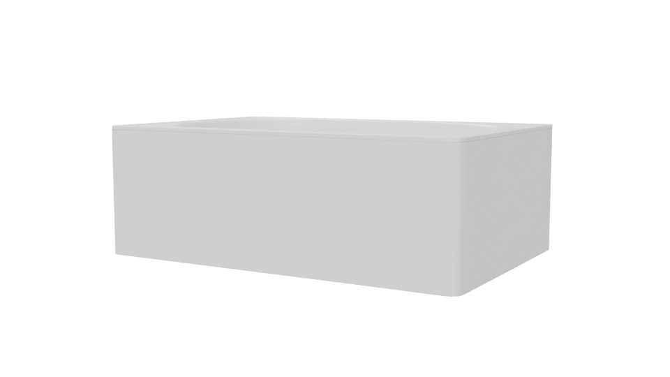 Elegant Modern Bathtub 3D Model - Professional 3D Model Render 6