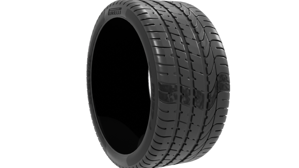 High-Performance Racing Tire 3D Model - Professional 3D Model Render 13
