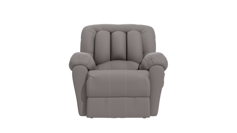 Stylish Recliner Armchair 3D Model - Professional 3D Model Render 11