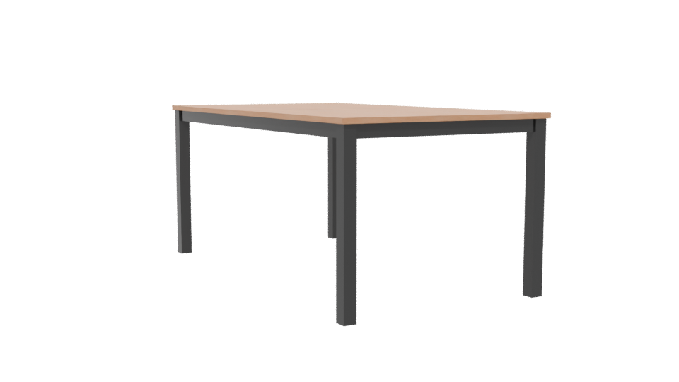 Minimalist Wooden Table 3D Model - Professional 3D Model Render 13