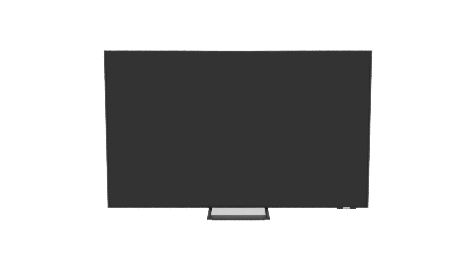 Sleek Modern Flat TV Model - Professional 3D Model Render 11