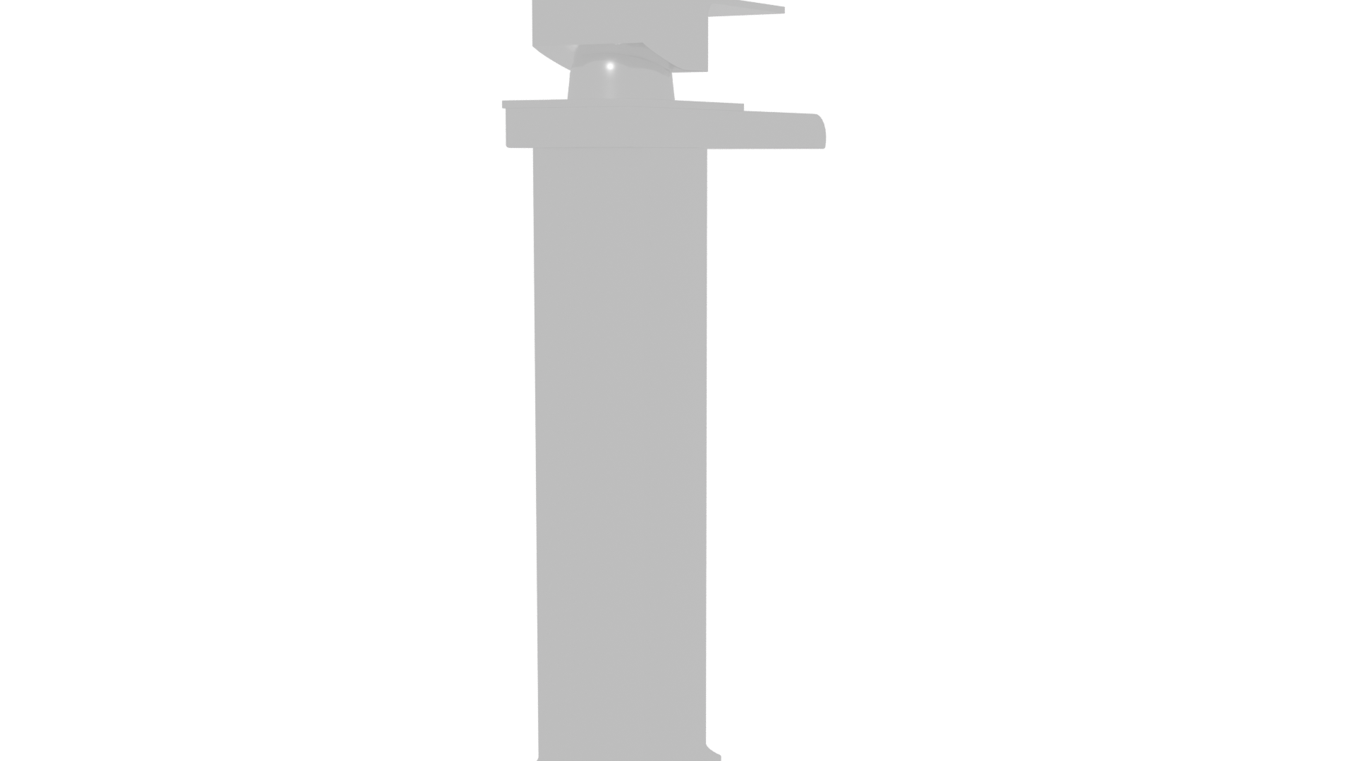 Modern Public Information Kiosk - Professional 3D Model Render 6