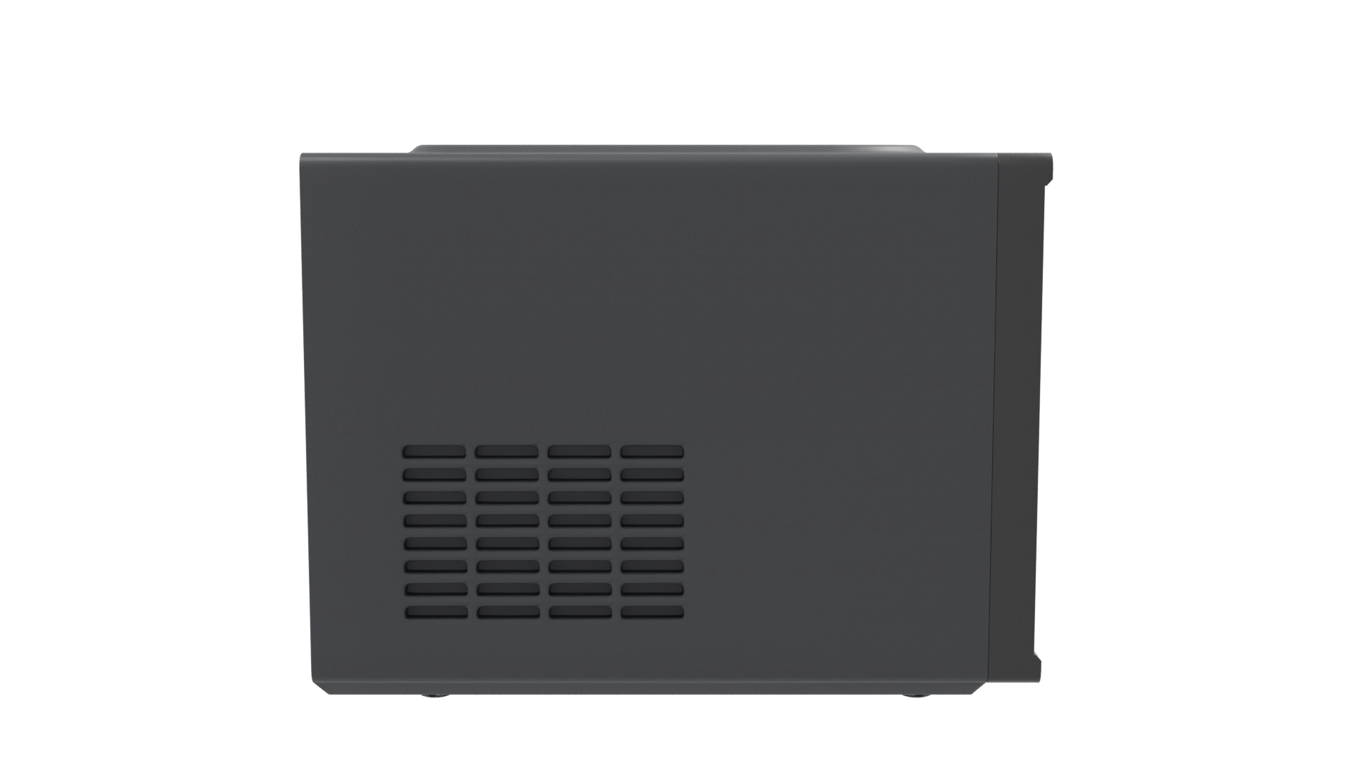 Sleek Black Microwave Oven 3D - Professional 3D Model Render 8