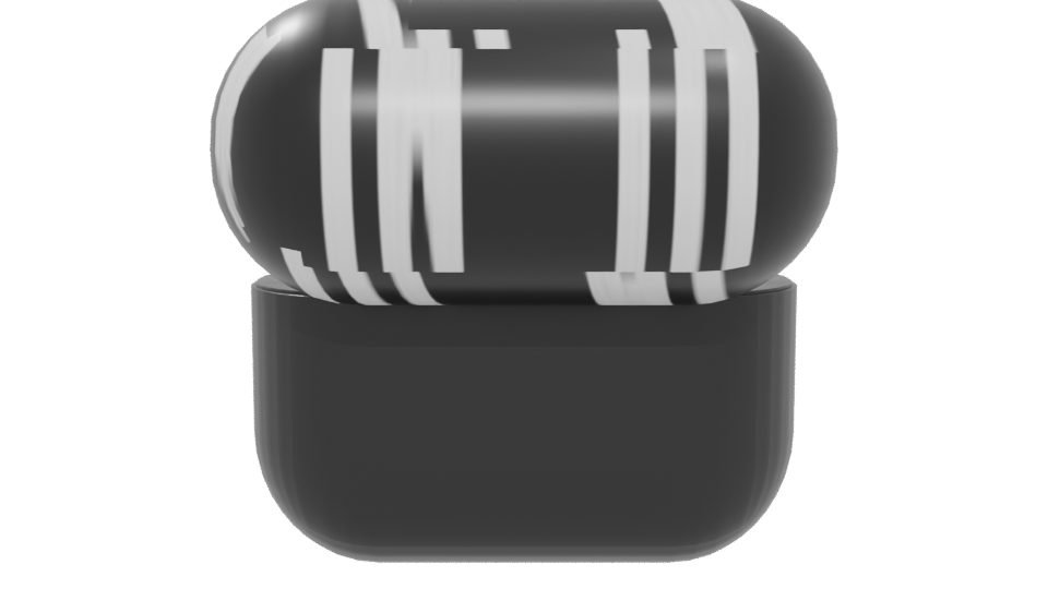 Stylish Wireless Earbuds Case 3D - Professional 3D Model Render 5