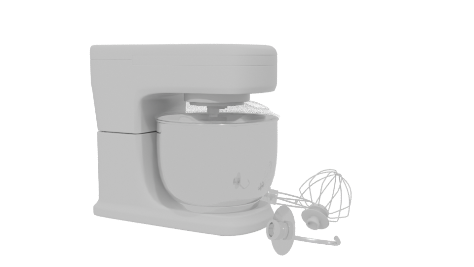 Stylish Kitchen Mixer Model 3D - Professional 3D Model Render 6