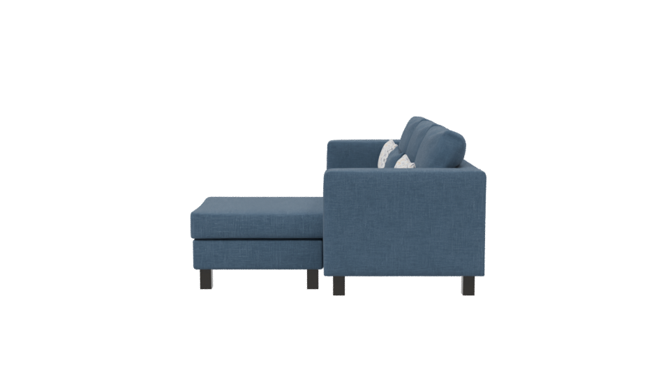 Modern L-Shaped Sofa 3D Model - Professional 3D Model Render 2