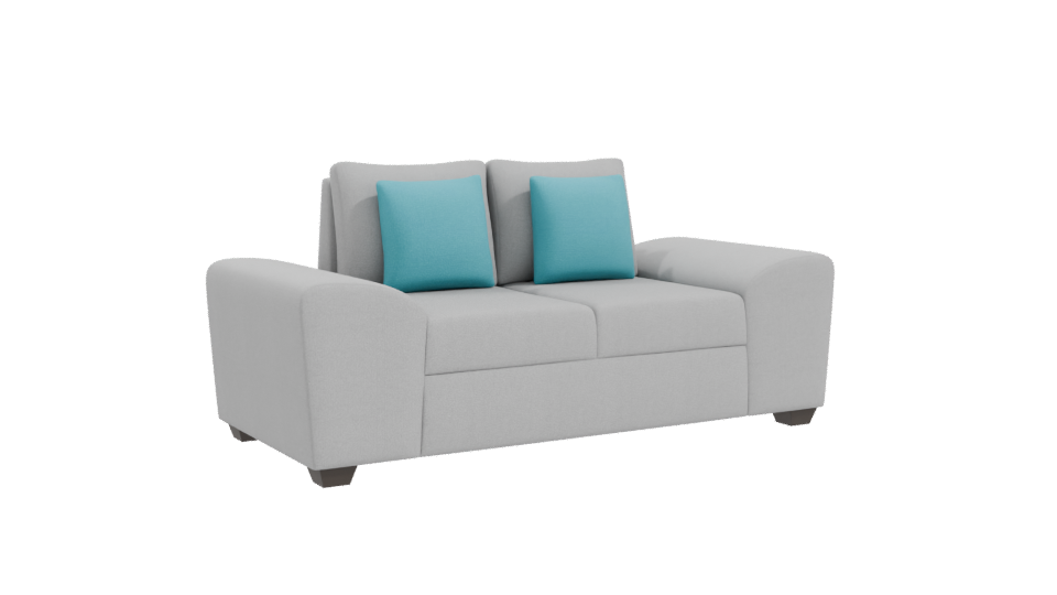 Stylish Modern Two-Seat Sofa 3D Model - Professional 3D Model Render 10
