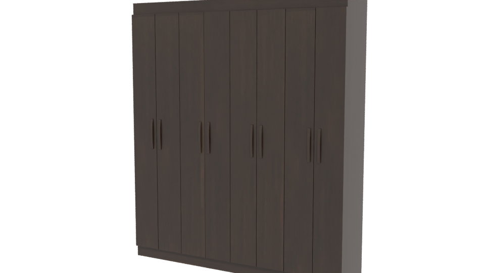 Elegant Mahogany Closet 3D Model - Professional 3D Model Render 12
