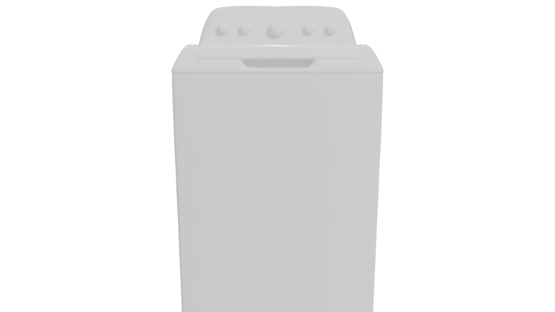 Top-Load Washing Machine 3D Model - Professional 3D Model Render 11