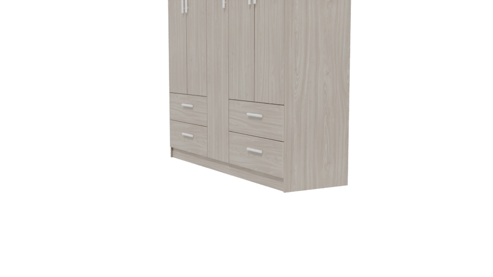 Elegant Vertical Storage Cabinet 3D Model - Professional 3D Model Render 13