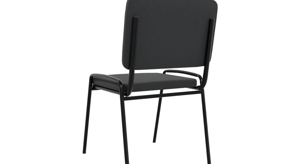Stylish Minimalist Dining Chair 3D - Professional 3D Model Render 4