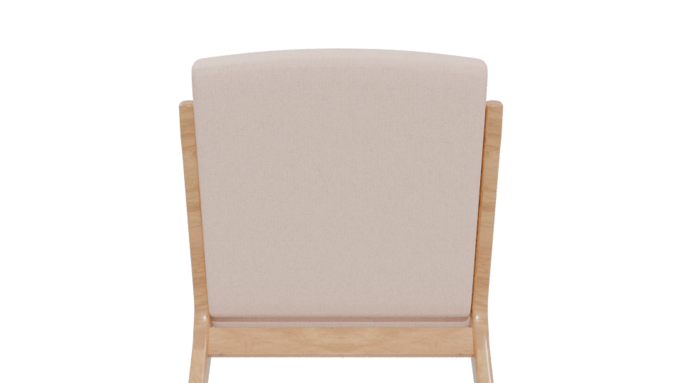 Stylish Modern Accent Chair 3D - Professional 3D Model Render 5