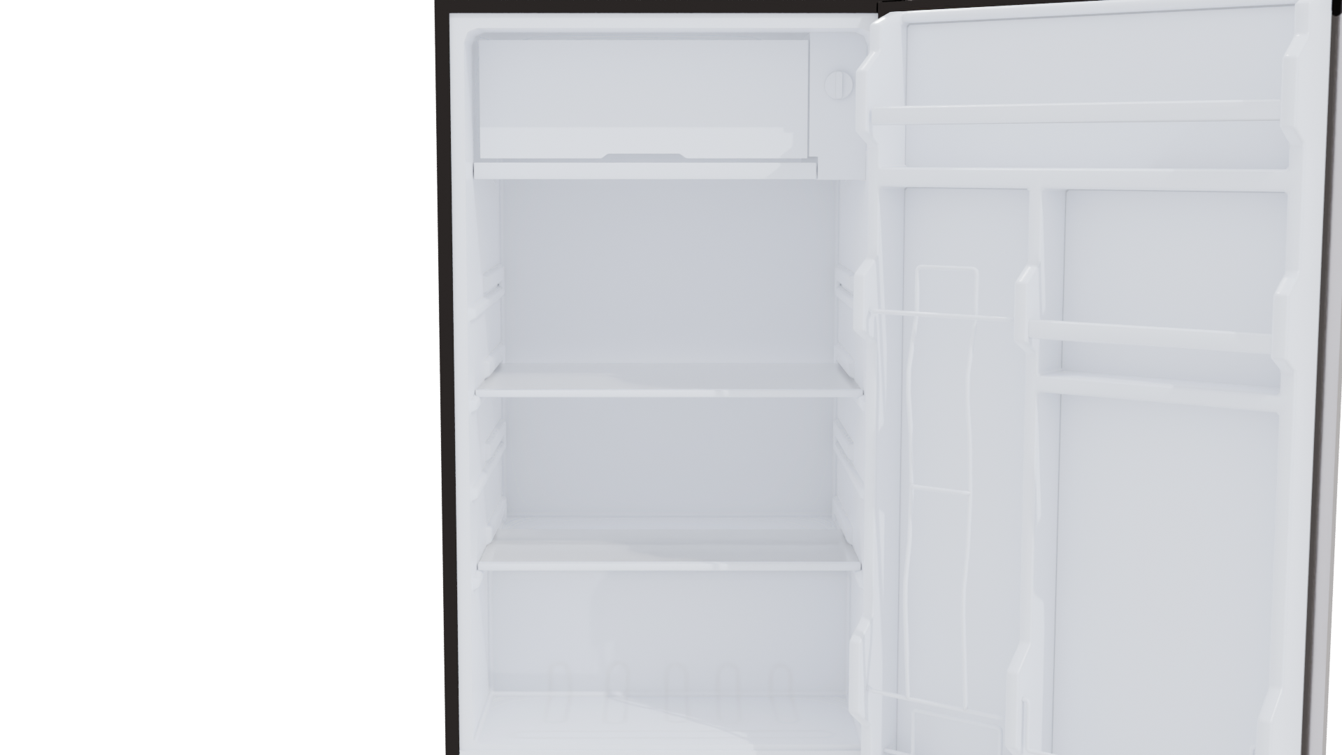 Classic Refrigerator 3D Model - Professional 3D Model Render 11