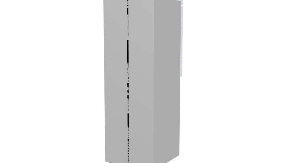 Sleek Refrigerator 3D Model - Professional 3D Model Render 6