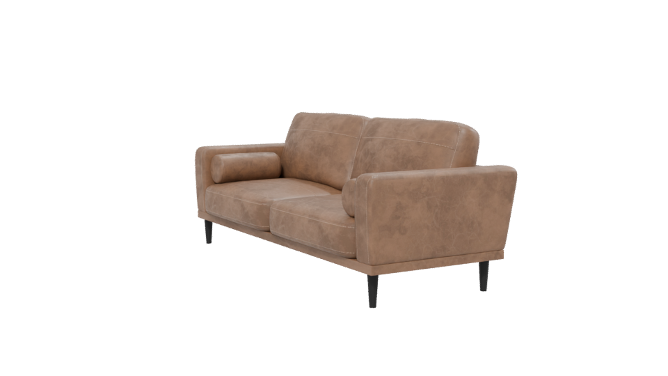 Stylish Leather Sofa Model - Professional 3D Model Render 13