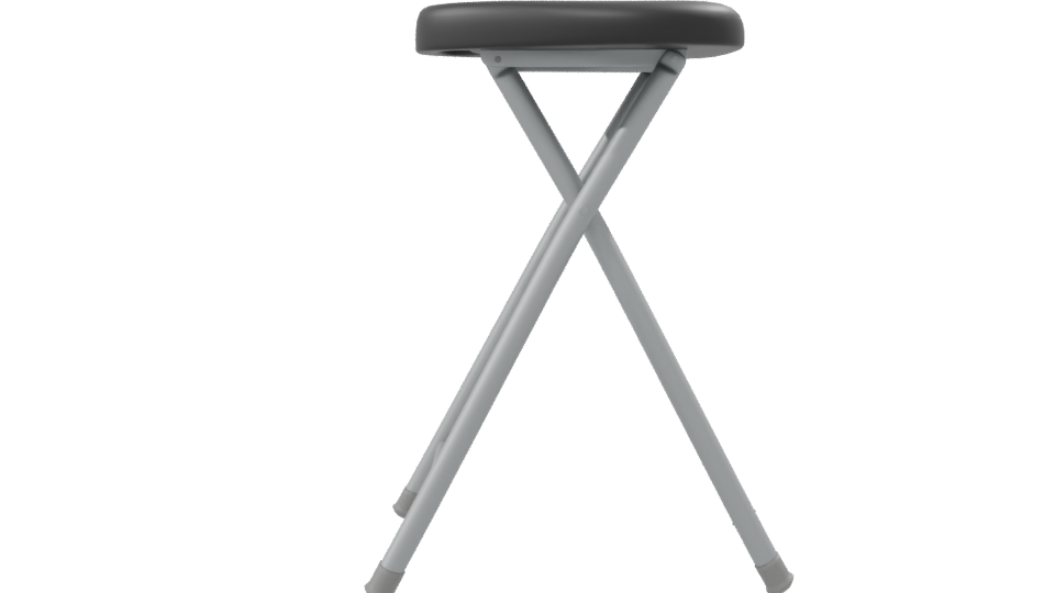 Stylish Minimalist Bar Stool 3D Model - Professional 3D Model Render 8