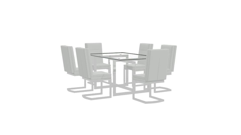 Stylish Conference Table Model - Professional 3D Model Render 10