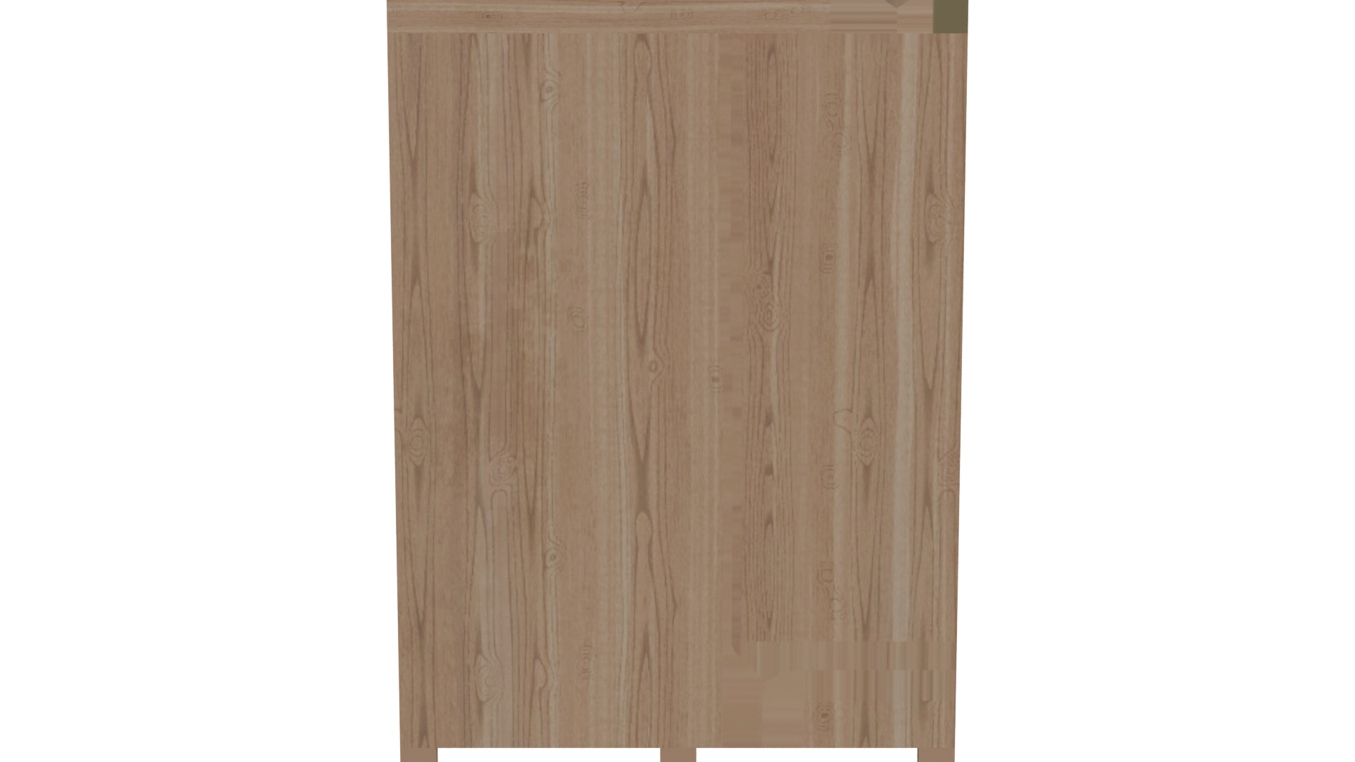 Stylish Wooden Wardrobe 3D - Professional 3D Model Render 5
