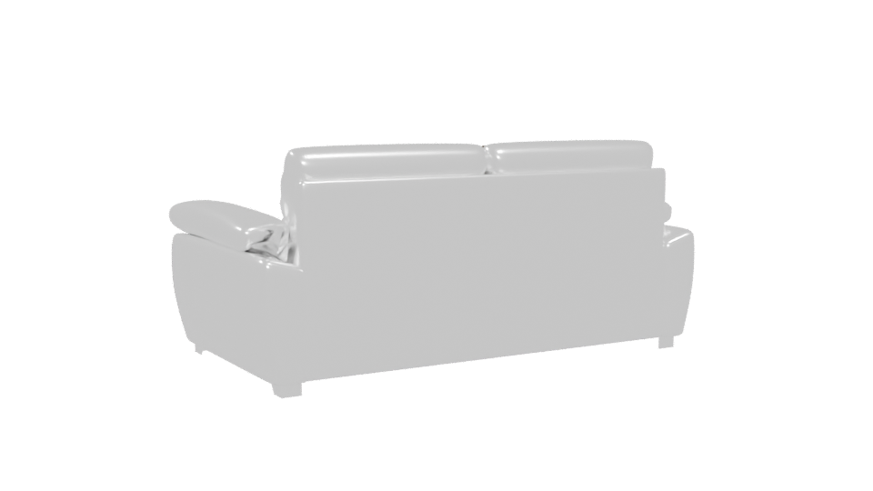 Stylish Modern Sofa 3D Model - Professional 3D Model Render 4