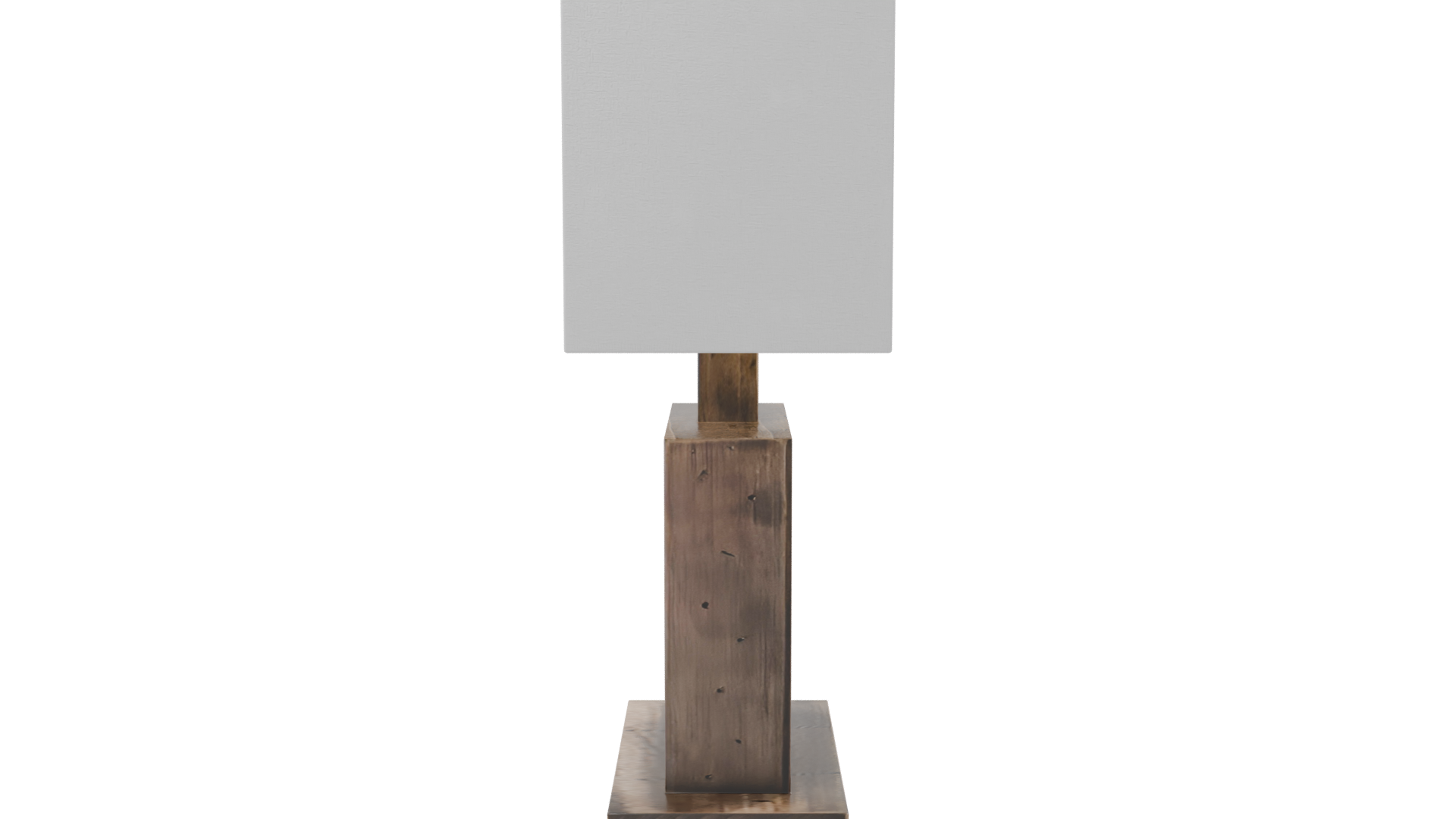Stylish Wood Table Lamp - Professional 3D Model Render 8