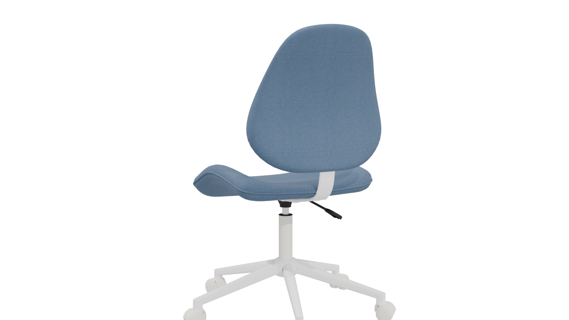 Modern Blue Office Chair 3D - Professional 3D Model Render 4
