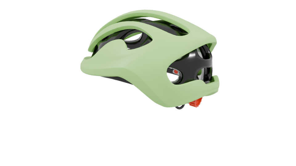 Stylish Bicycle Helmet 3D Model - Professional 3D Model Render 3