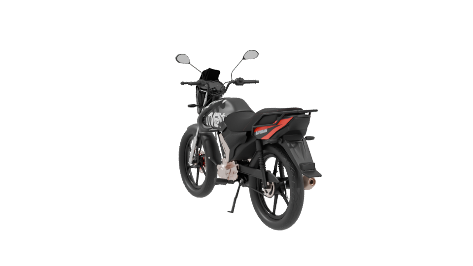 Dynamic Motorcycle 3D Model - Professional 3D Model Render 4